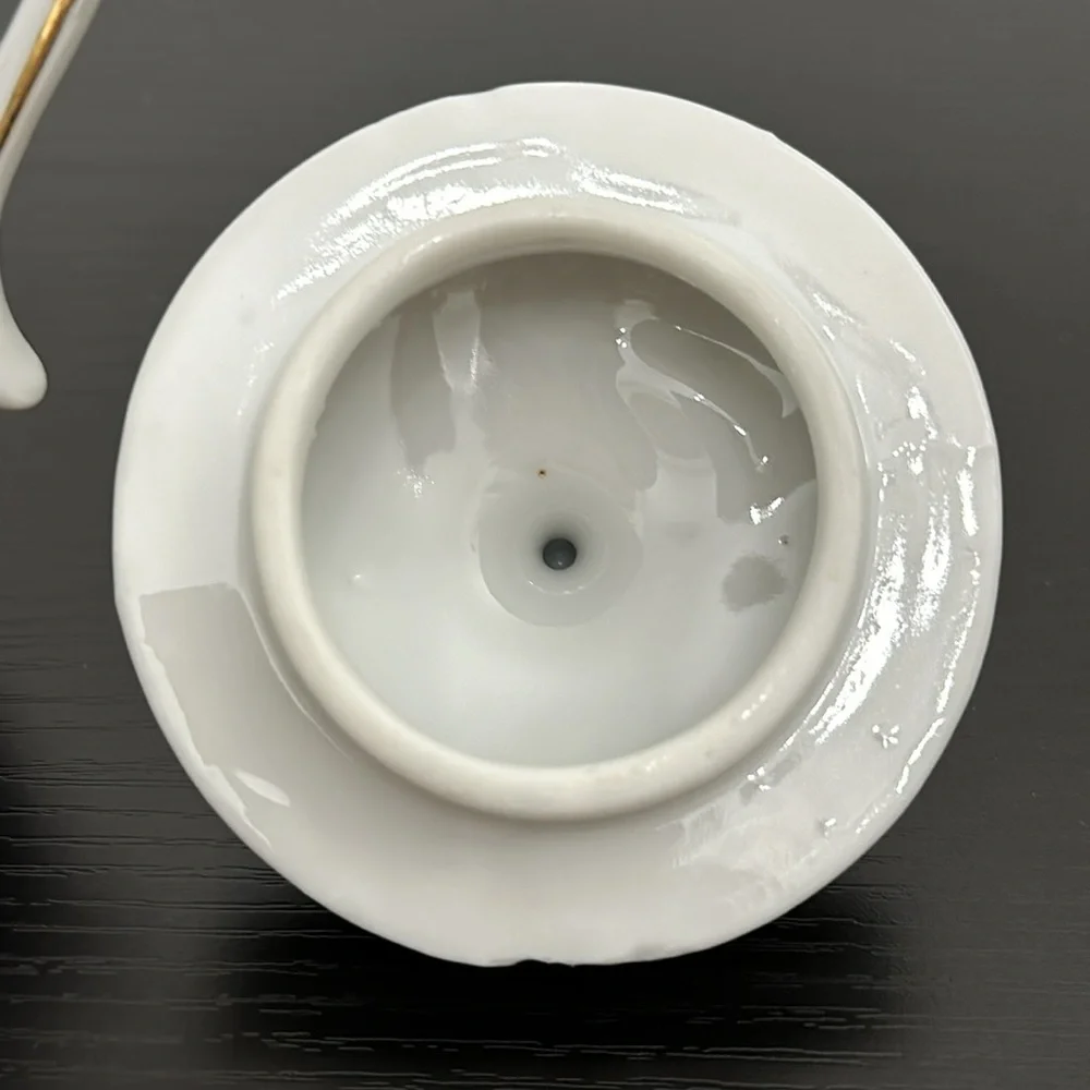 Lefton Porcelain Hand Painted Footed Sugar Bowl NE 3476